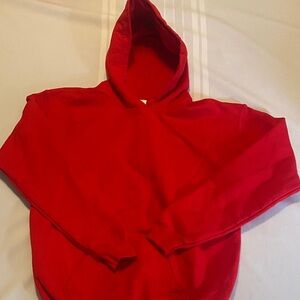 Kids Gildan Heavy Blend Red Hoodie